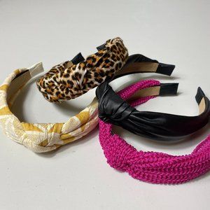 Set of 4 Women's knotted headbands